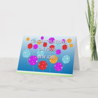 Congratulations On Your New Job Card