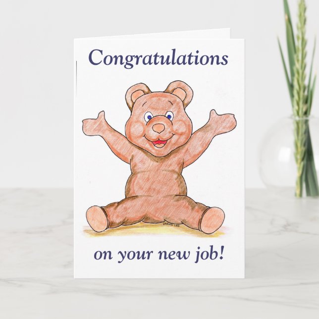Congratulations on Your New Job Card (Front)