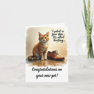Congratulations on your new pet card