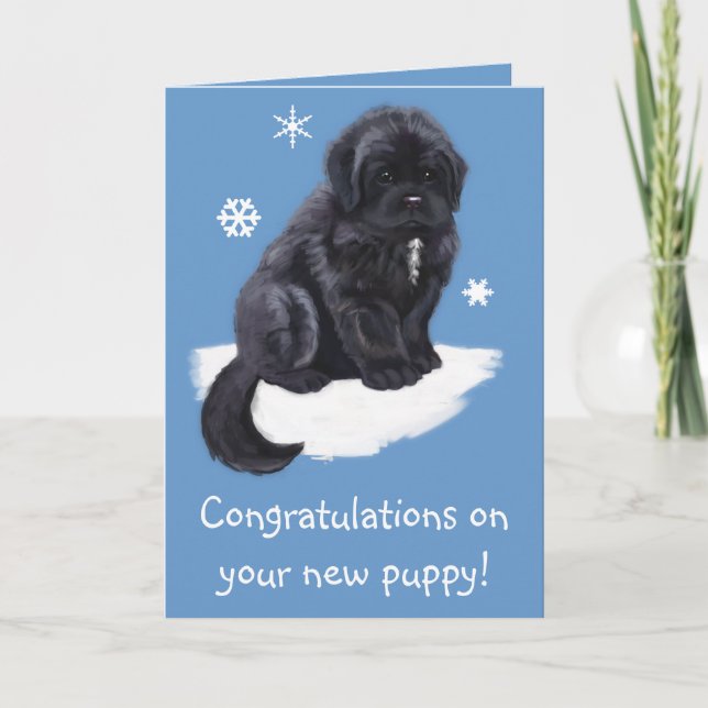 Congratulations on Your New Puppy Card (Front)