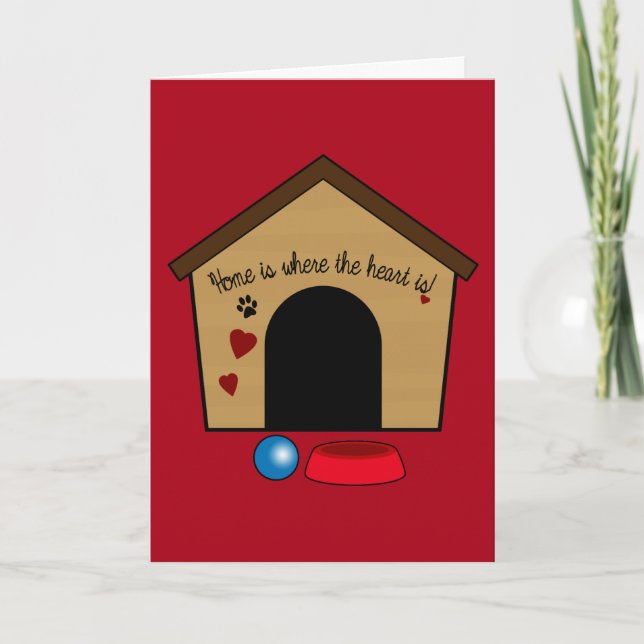 Congratulations on Your New Puppy with Dog House Card (Front)