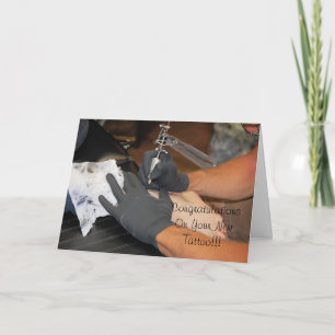 Congratulations On Your New Tattoo Card