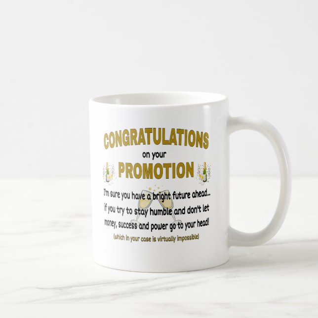   Congratulations On Your Promotion Coffee Mug (Right)