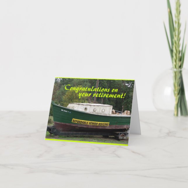 Congratulations on your retirement Card (Front)