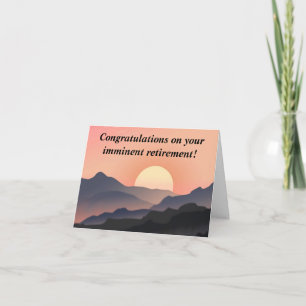 Congratulations on your Retirement Funny Greeting  Card