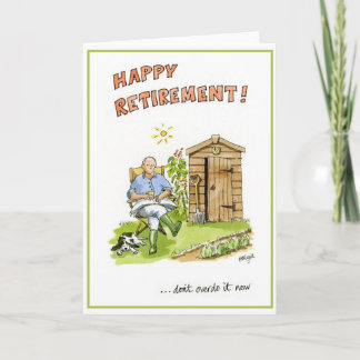 Congratulations on your retirement greeting card