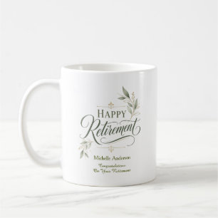 Congratulations On Your Retirement Personalised Coffee Mug