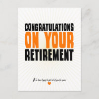 Congratulations on Your Retirement