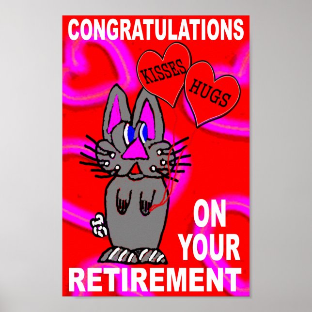 Congratulations On Your Retirement Poster (Front)