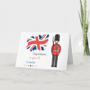 Congratulations on your UK Citizenship Union Jack Card