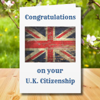 Congratulations on your UK Citizenship Union Jack