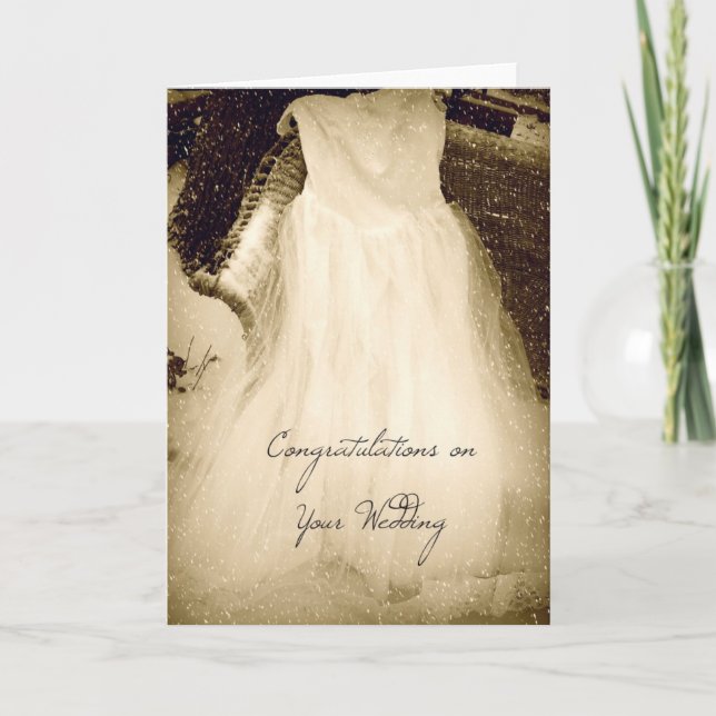 Congratulations On Your Wedding Card (Front)