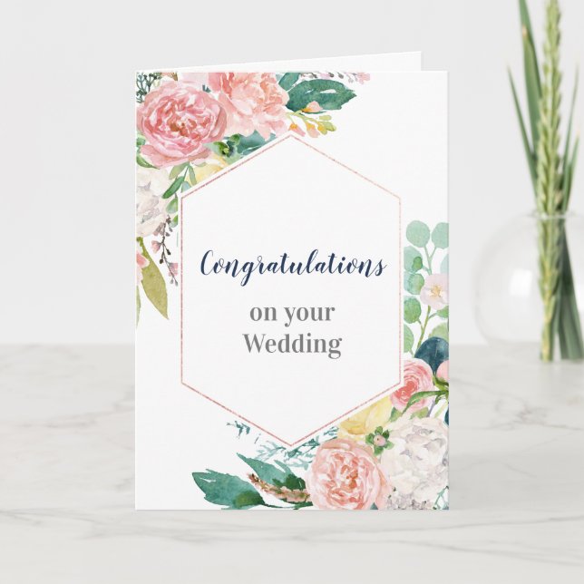 Congratulations on Your Wedding Card (Front)