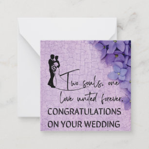 Congratulations on your wedding card