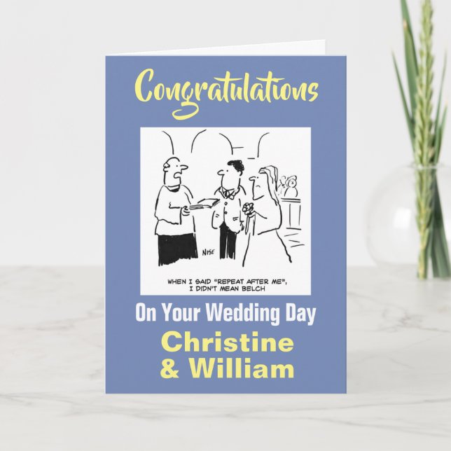 Congratulations on Your Wedding Card (Front)