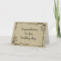 Congratulations On Your Wedding Day Best Wishes