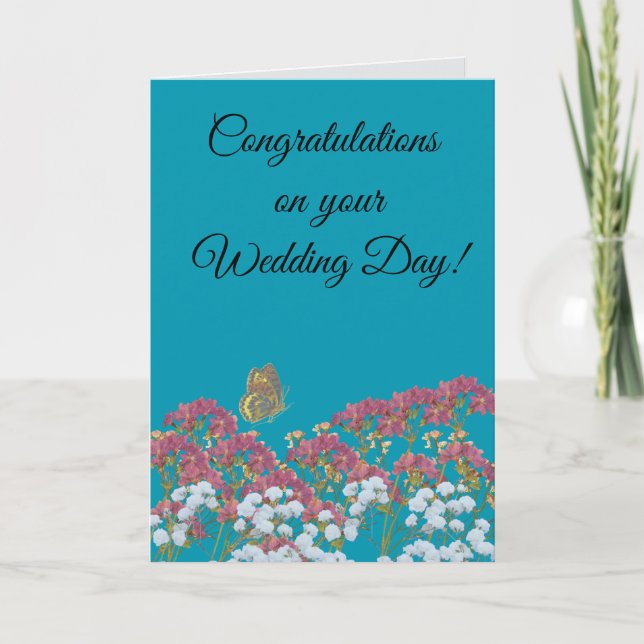 Congratulations on Your Wedding Day Card (Front)
