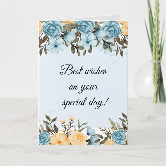 Congratulations on Your Wedding Day Card (Front)