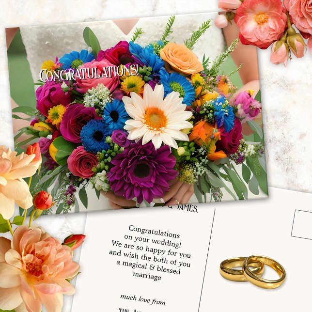 Congratulations on your Wedding Postcard (Creator Uploaded)