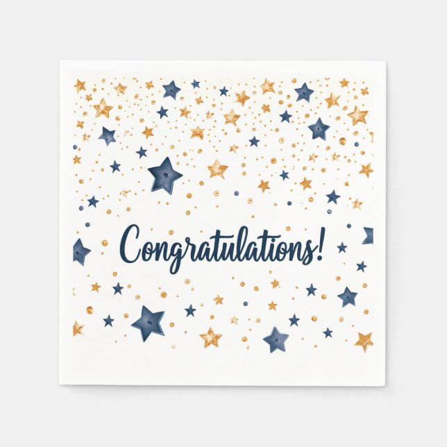 Congratulations Paper Napkin (Front)