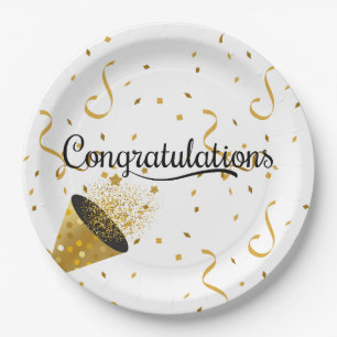 Congratulations  paper plate