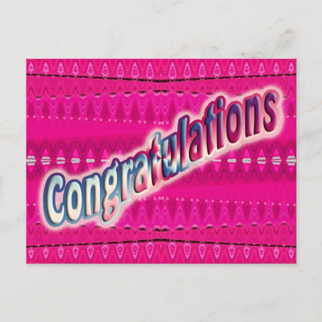 Congratulations Postcard (Front)