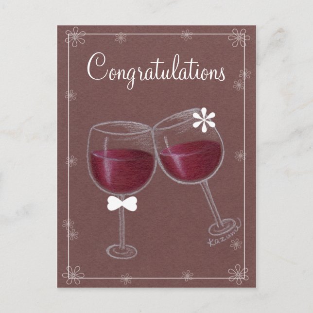 Congratulations!! Postcard (Front)