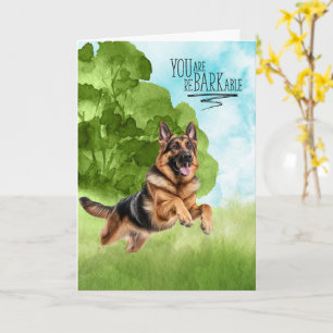 Congratulations reBARKable German Shepherd Dog Card
