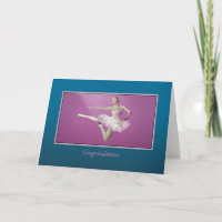 Congratulations, Recital, Leaping Ballerina