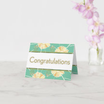 Congratulations -  Retro Art Deco Perfumed Garden 
