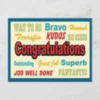 Congratulations Retro Colours