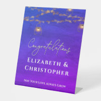 Congratulations Rustic Tea Lights Engagement Party