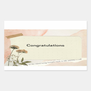 Congratulations  stickers