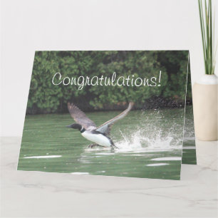 Congratulations Taking Flight Card