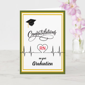 Congratulations to Nurse on their Graduation Card