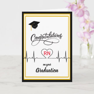 Congratulations to Nurse on their Graduation Card