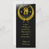 Congratulations to the 20th Anniversary