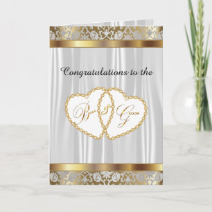 Congratulations to the Bride and Groom - Wedding Card
