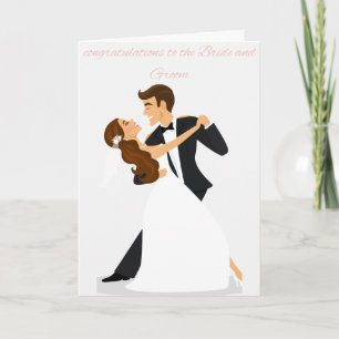"Congratulations to the Bride & Groom Card