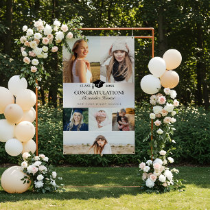 Congratulations To The Graduate 6 Photo Collage Banner