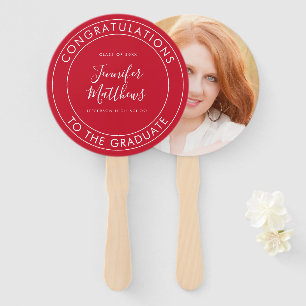 Congratulations to The Graduate Red Hand Fan