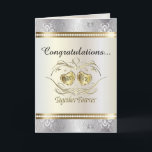 Congratulations to the Mr and Mrs Wedding Card<br><div class="desc">⭐⭐⭐⭐⭐ 5 Star Review. Wedding Greeting Card ready for you to personalise ✔NOTE: ONLY CHANGE THE TEMPLATE AREAS NEEDED! 😀 If needed, you can remove some of the text and start fresh adding whatever text and font you like. 📌If you need further customisation, please click the "Click to Customise further"...</div>