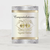 Congratulations to the Mr and Mrs Wedding Card