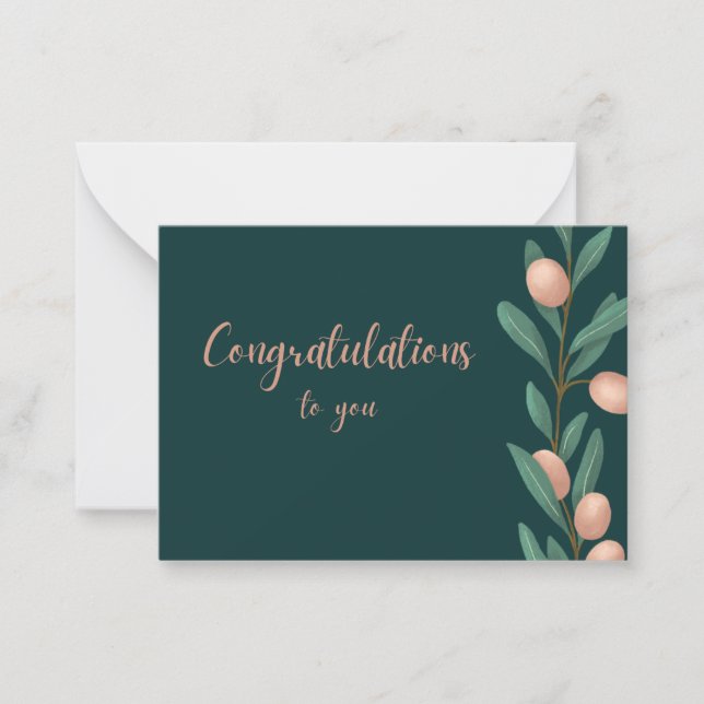 Congratulations to You – Celebration Card (Front)