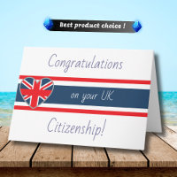 Congratulations UK Citizenship British Flag