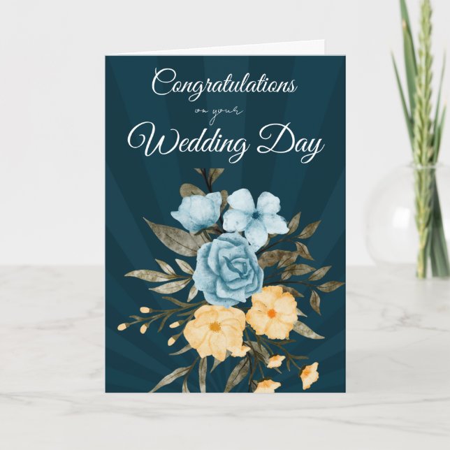 Congratulations Wedding Day card (Front)