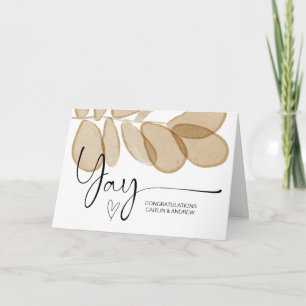 Congratulations Wedding Engagement Yay New Baby Ca Card