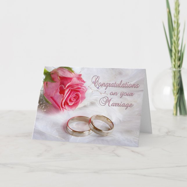 Congratulations Wedding Marriage Card (Front)