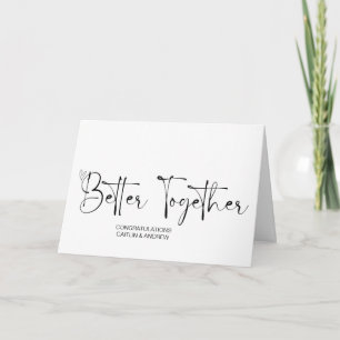 Congratulations Wedding Newly Weds Bride and Groom Card