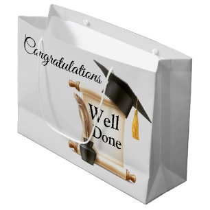 Congratulations Well Done Grad Large Gift Bag
